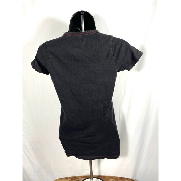 Triumph Motorcycles Lucky Brand Tee Black XS - Picture 2 of 6